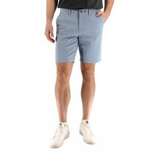NEW DEVIL-DOG slim-fit chino shorts in dusty blue